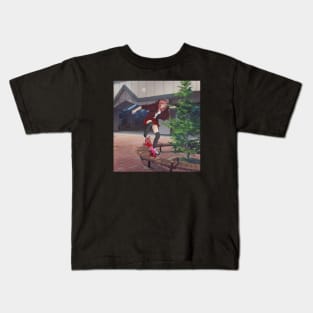 skater girl Kids T-Shirt